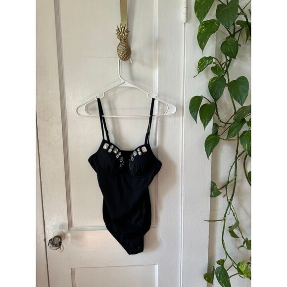 Spiegel women’s size 8 black Swimsuit - Picture 1 of 7